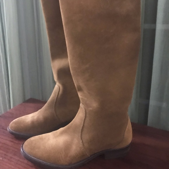 JCrew Suede Riding Boots - Picture 2 of 8